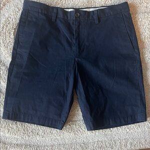Banana Republic Men's Dark Blue Flat Front Shorts